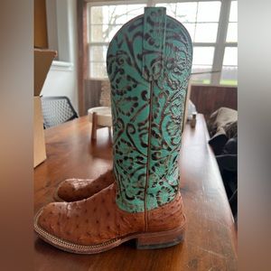 ANDERSON BEAN OSTRICH BOOTS